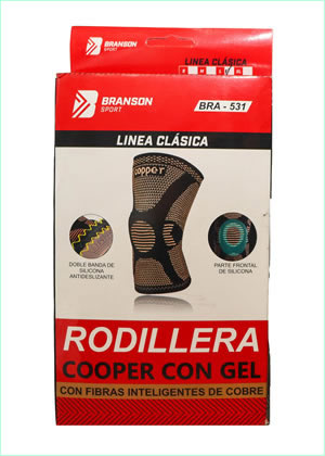 Rodillera cooper con gel